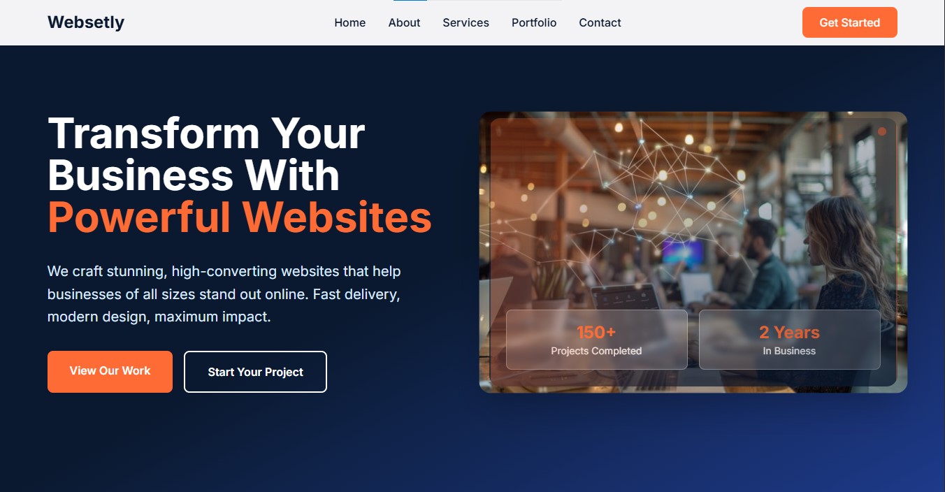Fitness App Landing Page